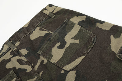 Pantalones de Trabajo Camuflaje Algodón Corte Recto para Hombre - Image 10