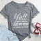 Camiseta Estampada LOSE MY MIND con Letras Audaces