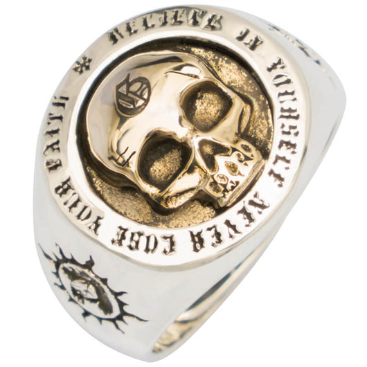 Anillo de Calavera Plata 925 Estilo Punk Rock para Hombre - Image 5