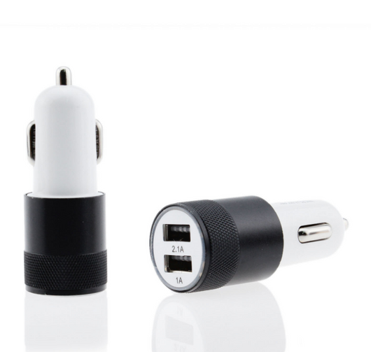 Cargador Dual USB para Auto 2.1A Aluminio Resistente - Image 5