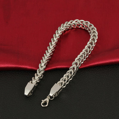 Pulsera Trenzada de Acero de Titanio - Joyería Masculina de Lujo - Image 5