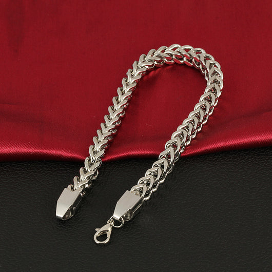 Pulsera Trenzada de Acero de Titanio - Joyería Masculina de Lujo - Image 5