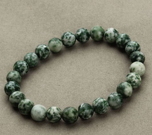 Pulsera de Cuentas de Aventurina Azul - Piedra Arenisca Redonda - Image 9