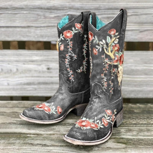 Botas de Montar para Mujer con Bordados Artesanales - Image 4