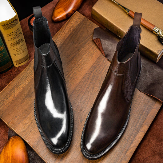 Botas de Cuero para Hombre Estilo Coreano Premium - Image 2