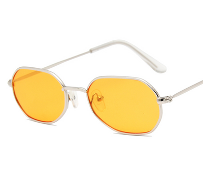 Gafas de Sol Poligonales Irregulares con Lente Marina Colorida para Hombre - Image 15