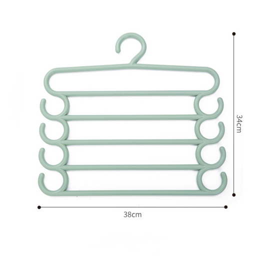 Perchero Organizador Multicapas de Acero Inoxidable para Pantalones y Ropa - Image 10
