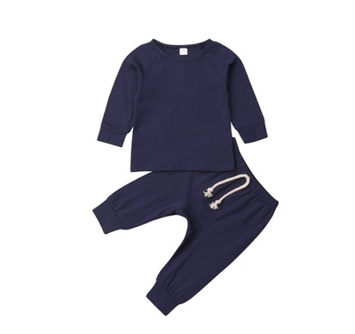 Conjunto de Romper Deportivo de Algodón para Bebés y Niños