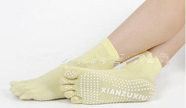Calcetines de Yoga con Dedos Separados - Algodón Premium con Masaje y Estampado - Image 20
