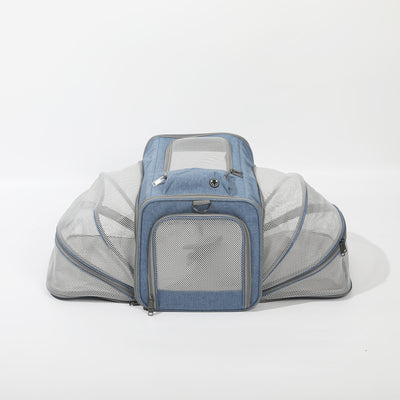 Mochila Transportadora para Mascotas Respirable de Gran Capacidad - Image 7