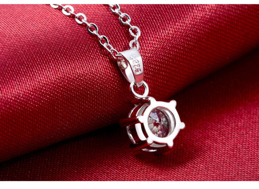 Collar de Plata Esterlina con Circonita de Seis Puntas - Image 5