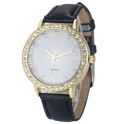 Reloj de Mujer Cara de Sol con Cuarzo y Detalles de Diamantes - Image 6