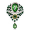 Rhinestone alloy corsage women 145B