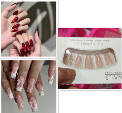 Parches de Uñas Ojo de Gato Rojo Intenso - Image 8
