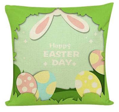 Funda de Almohada de Lino para Sofá Cama Easter - Image 24