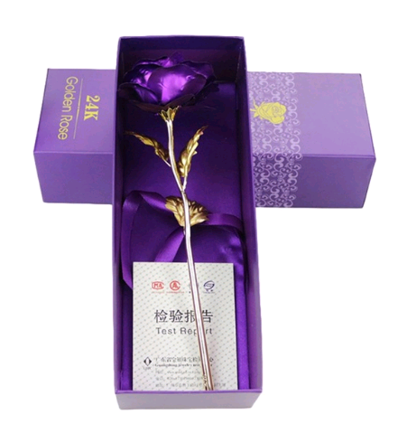 Rosa Dorada Eterna - Regalo Perfecto - Image 7