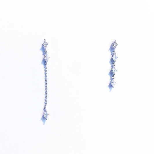 Aretes Asimétricos de Gotas de Agua - Image 2