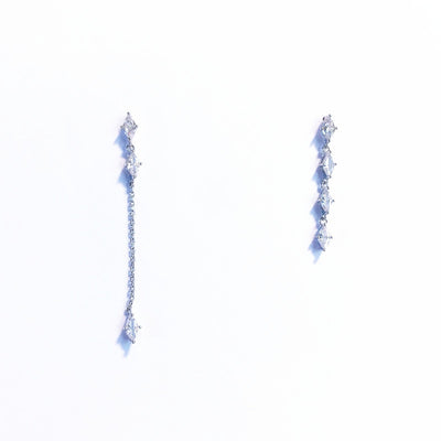 Aretes Asimétricos de Gotas de Agua - Image 2
