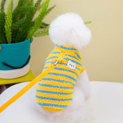 Playera Térmica a Rayas para Mascotas con Oso - Image 18
