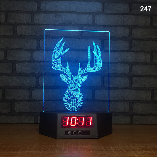 Lámpara LED Delfín 3D con Carga Inalámbrica - Luz Nocturna Brillante - Image 8