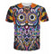 Playera Unisex Estampado 3D Búho Psicodélico Anime - Envío Gratis