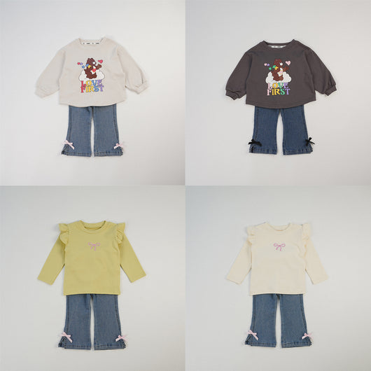 Pantalones Jeans Bota Campana Elásticos para Niña - Image 13