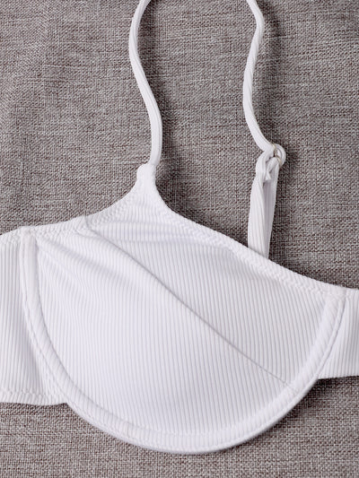 Conjunto de Bikini de Tres Piezas con Falda de Malla - Image 13
