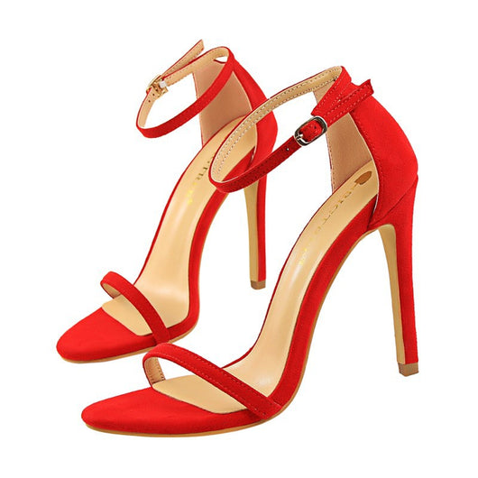 Tacones Altos de Gamuza Estilo Europeo y Americano - Image 3