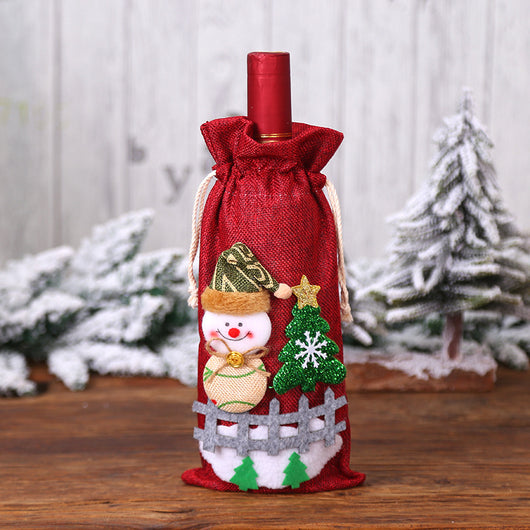 Calcetines Navideños para Botellas de Vino - Image 36