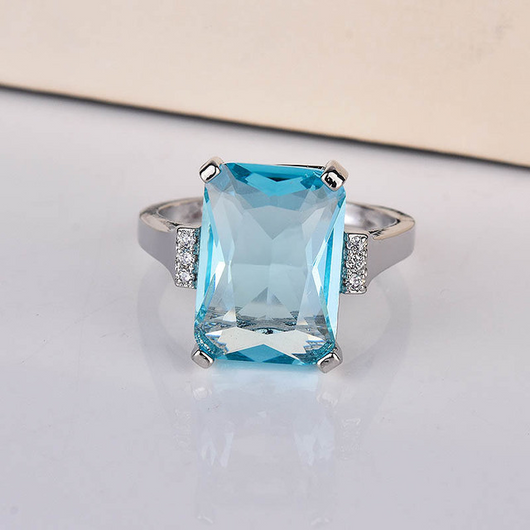 Anillos de Paraíba con Gemas Kuololit para Mujer - Image 6
