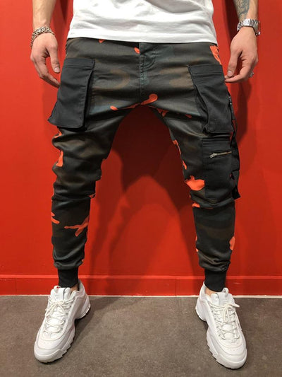 Pantalones Hip-hop con Estampado Camuflaje para Hombre - Image 19