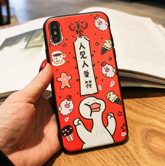 Funda iPhone 6s y XsMax Estilo Chino Año Nuevo con Protección Total Anti-Caídas - Image 6