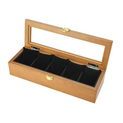 Caja Organizadora de Relojes en Madera Natural - Image 6