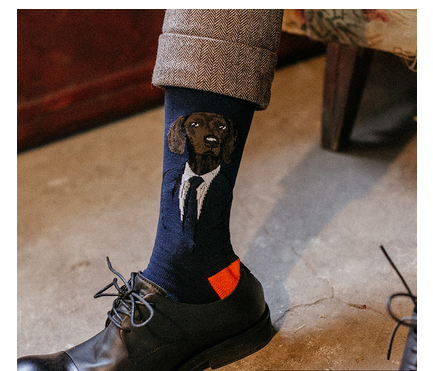 Calcetines Retro de Algodón Puro - Diseño Personalizado para Otoño e Invierno - Image 6