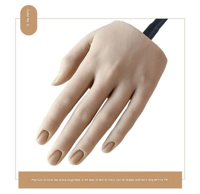 Mano de Silicona para Práctica de Uñas - Modelo Realista de Entrenamiento - Image 25