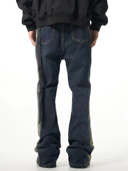 Jeans Acampanados con Degradado de Lavado Lateral - Image 5