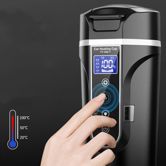 Vaso Térmico Inteligente con Pantalla Digital y Control Táctil