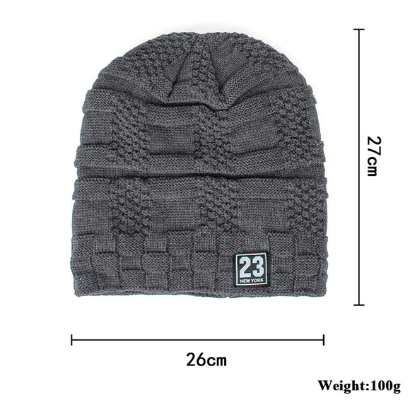 Gorro Tejido de Lana Gruesa Cálido para Mujer - Pullover Outdoor