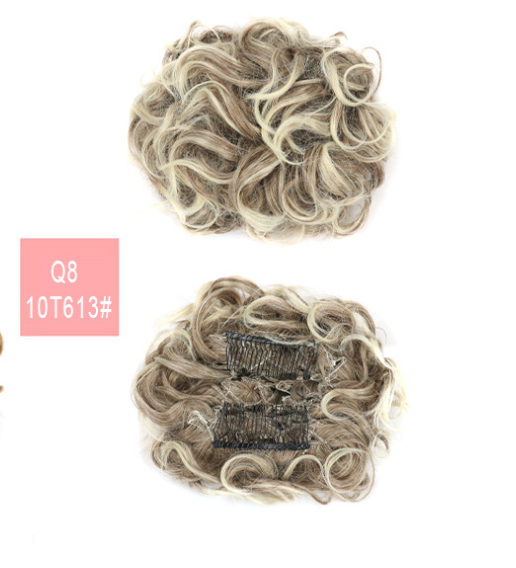Moño Postizo de Fibra Sintética Resistente al Calor - Cabello de Seda Artificial - Image 41
