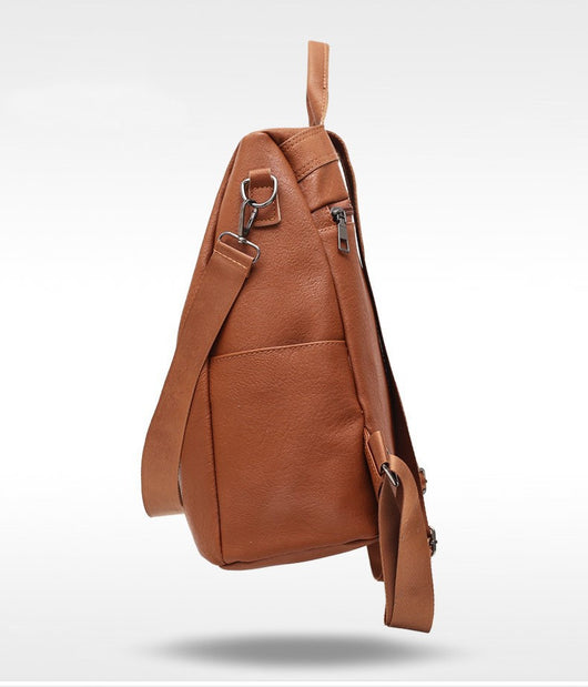 Mochila de Gran Capacidad en Colores Sólidos para Mujer - Image 5