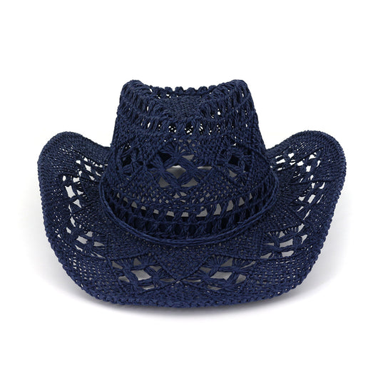 Sombrero Vaquero de Paja para Viajes - Protección Solar con Estilo Occidental - Image 9