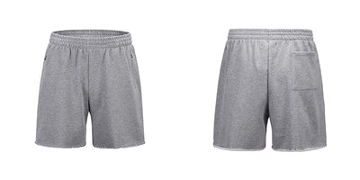 Shorts de Algodón Terry Liso Oversized - Image 45