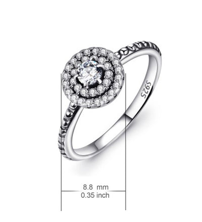 Anillo de Plata Esterlina 925 con Diamantes - Image 2