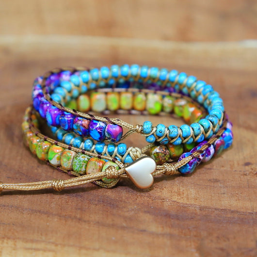 Pulsera Multicapa Retro Imperial de Pino para Hombre y Mujer - Image 7