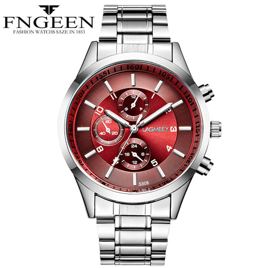 Reloj Deportivo Hombre Negro Acero - Resistente al Agua con Luminoso - Image 10