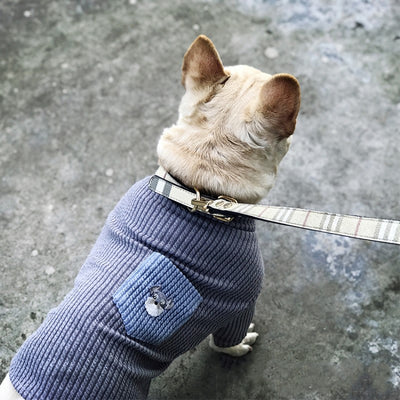 Playera para Perro con Bolsillos Contrastantes y Bordado - Image 14