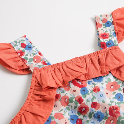 Body Bebé Casual de Algodón con Estampado Floral - Image 8