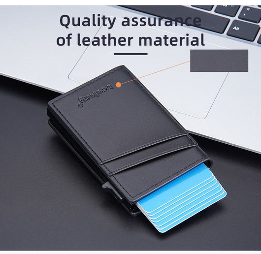 Cartera Minimalista de Aluminio con Sistema de Extracción Lateral para Hombre - Image 12