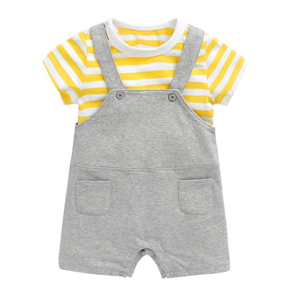 Pantalones Cortos Infantiles de Manga Corta