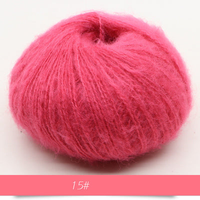Suéter y chal de mohair para bebé con detalle de tejido - Image 49